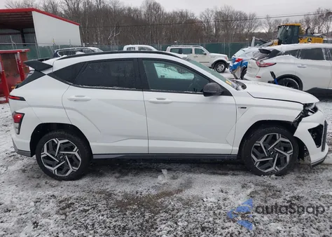 2024 Hyundai Kona N Line from USA, damaged, VIN KM8HACA39RU087389